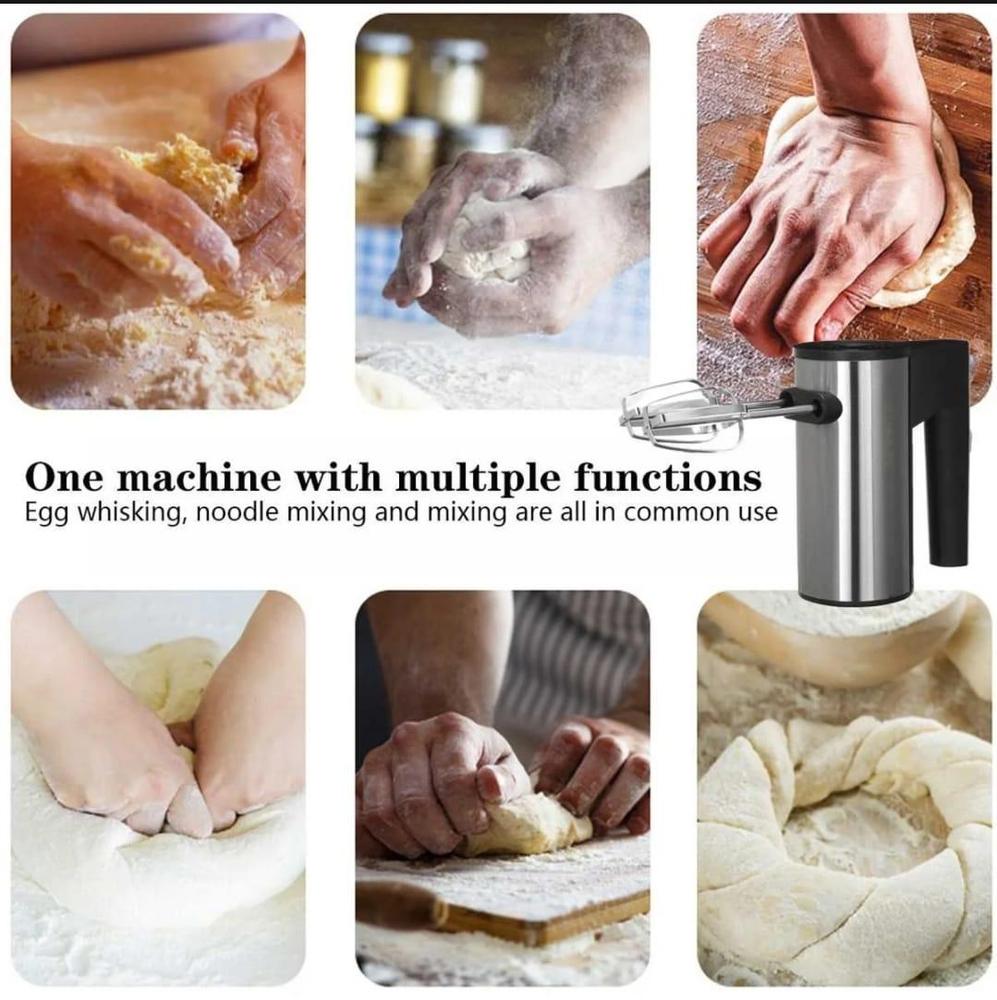 Electric Hand Mixer 450W - 5-Piece Baking Set with Beaters
