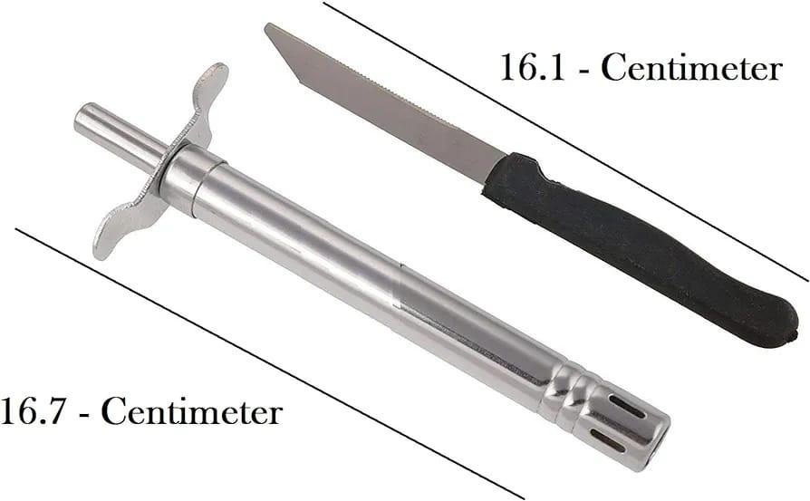 Gas Stove Lighter & Kitchen Knife Combo - 2 Piece Set Pakistan | Smart Kitchen PK