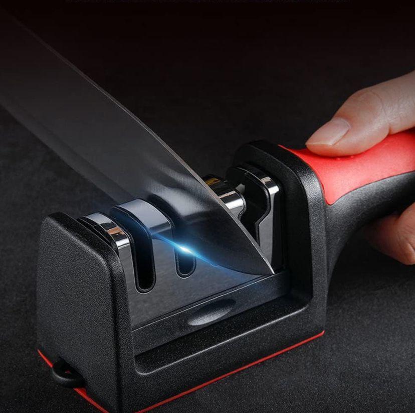 Professional Knife Sharpener - Stainless Steel Kitchen Tool