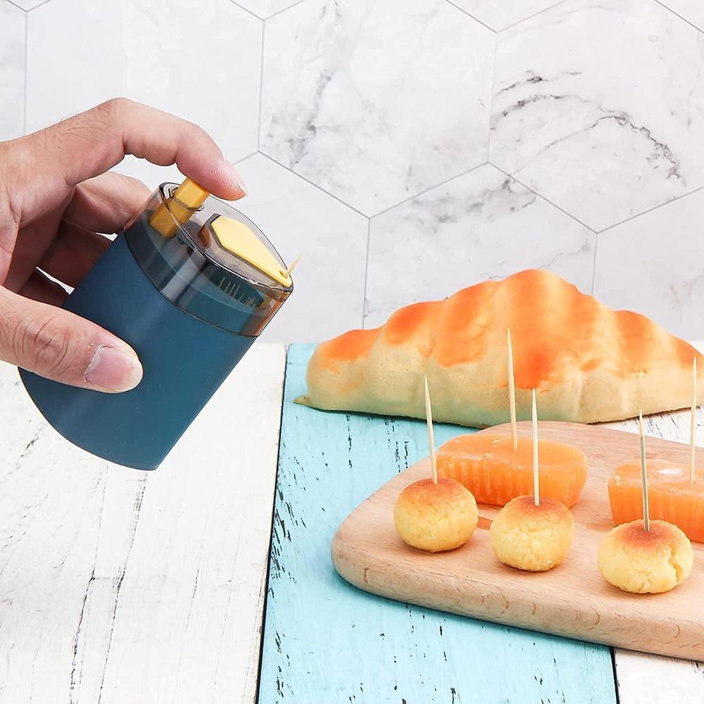 "Automatic Toothpick Dispenser - Hygienic Touch-Free Holder"