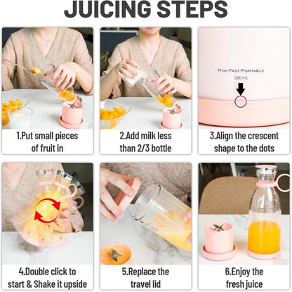 Premium Electric Juicer Blender - Portable Fruit Smoothie Maker Pakistan | Smart Kitchen PK
