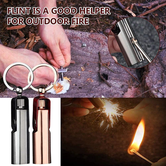 Premium Forever Flint Match Lighter - Refillable Metal Fire Starter