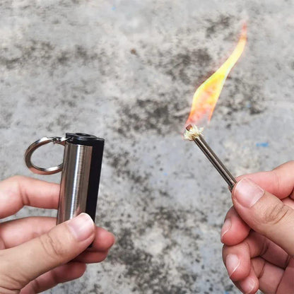 Premium Forever Flint Match Lighter - Refillable Metal Fire Starter