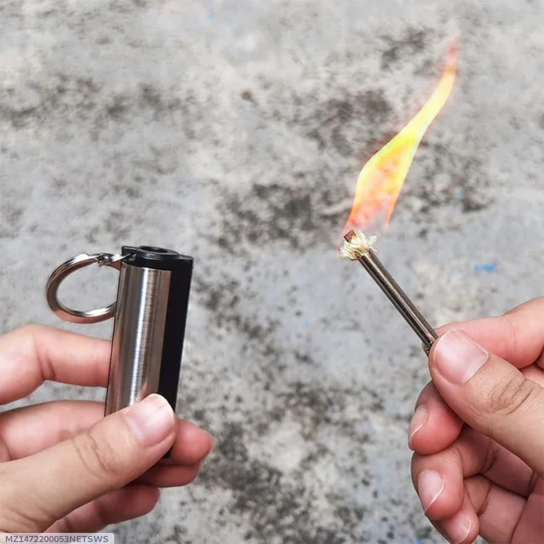 Premium Forever Flint Match Lighter - Refillable Metal Fire Starter