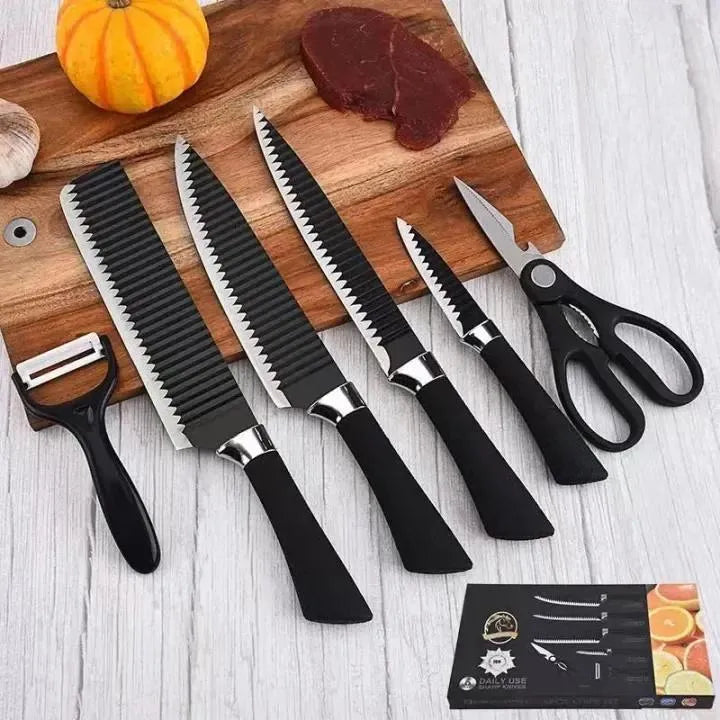 Premium 6-Piece Knife Sharpener Set - Professional Kitchen Tool
