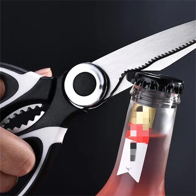 Premium Stainless Steel Kitchen Shears - Heavy Duty Multipurpose Scissors