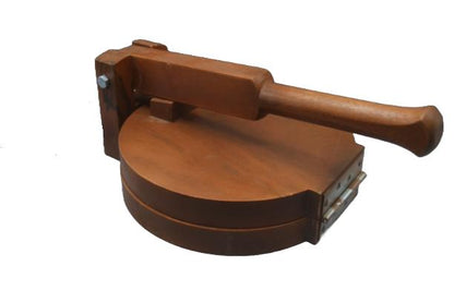 Premium Wooden Belan Chakla Set - Traditional Rolling Pin & Board