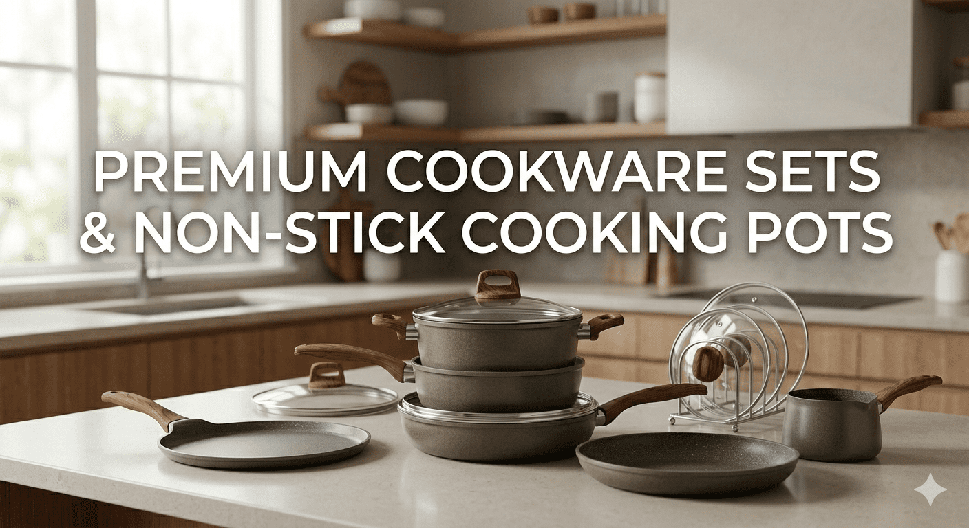 Premium Cookware Sets & Non-Stick Cooking Pots in Pakistan