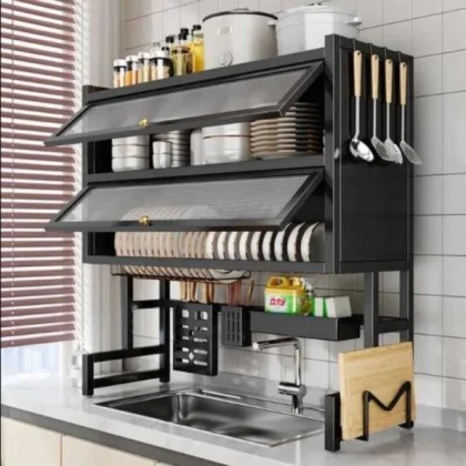 2 layer sink rack